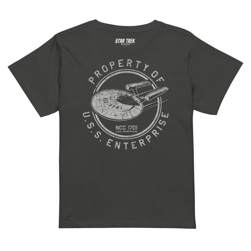 Star Trek: The Original Series U.S.S. Enterprise NCC-1701 Women's T-Shirt sold by MTV