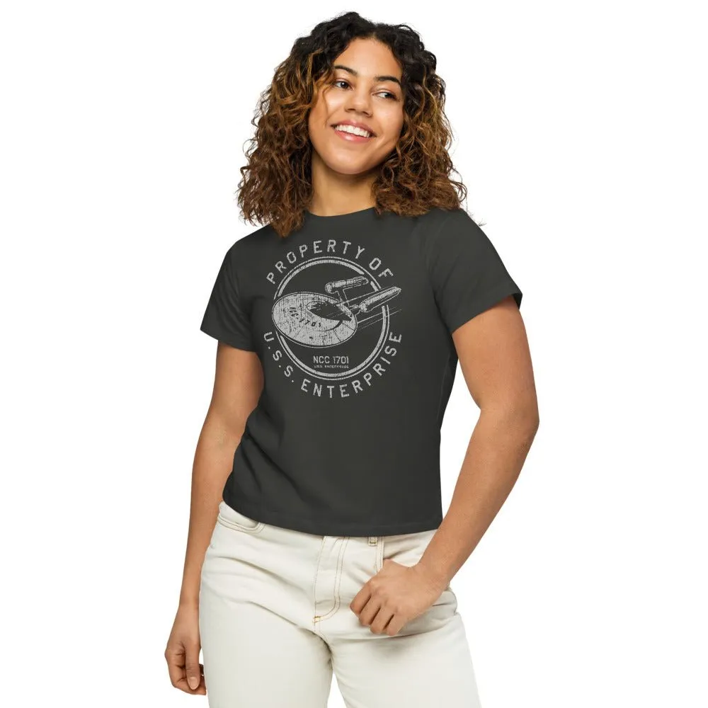 Star Trek: The Original Series U.S.S. Enterprise NCC-1701 Women's T-Shirt sold by MTV product image thumbnail 2