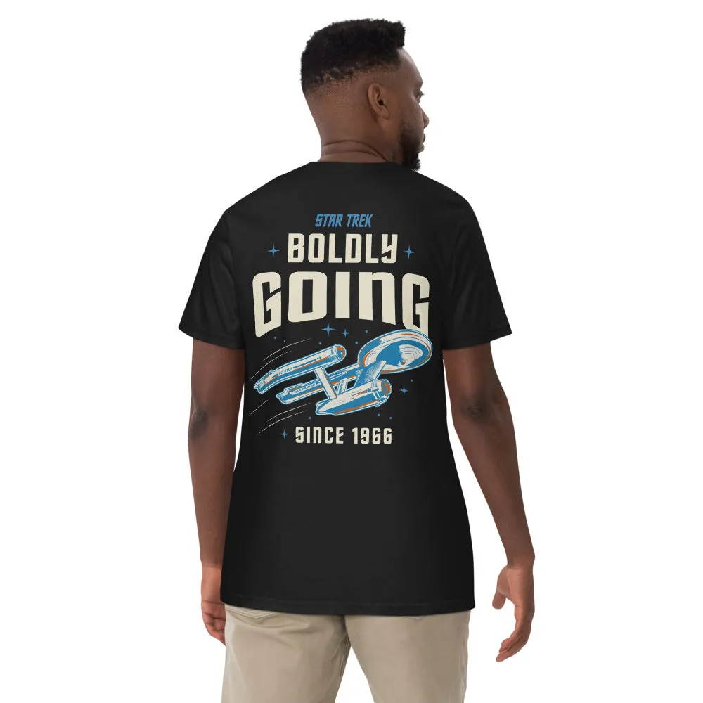 Star Trek T-Shirt with Personalized Name Boldly Going Since 1966 sold by MTV product image thumbnail 3