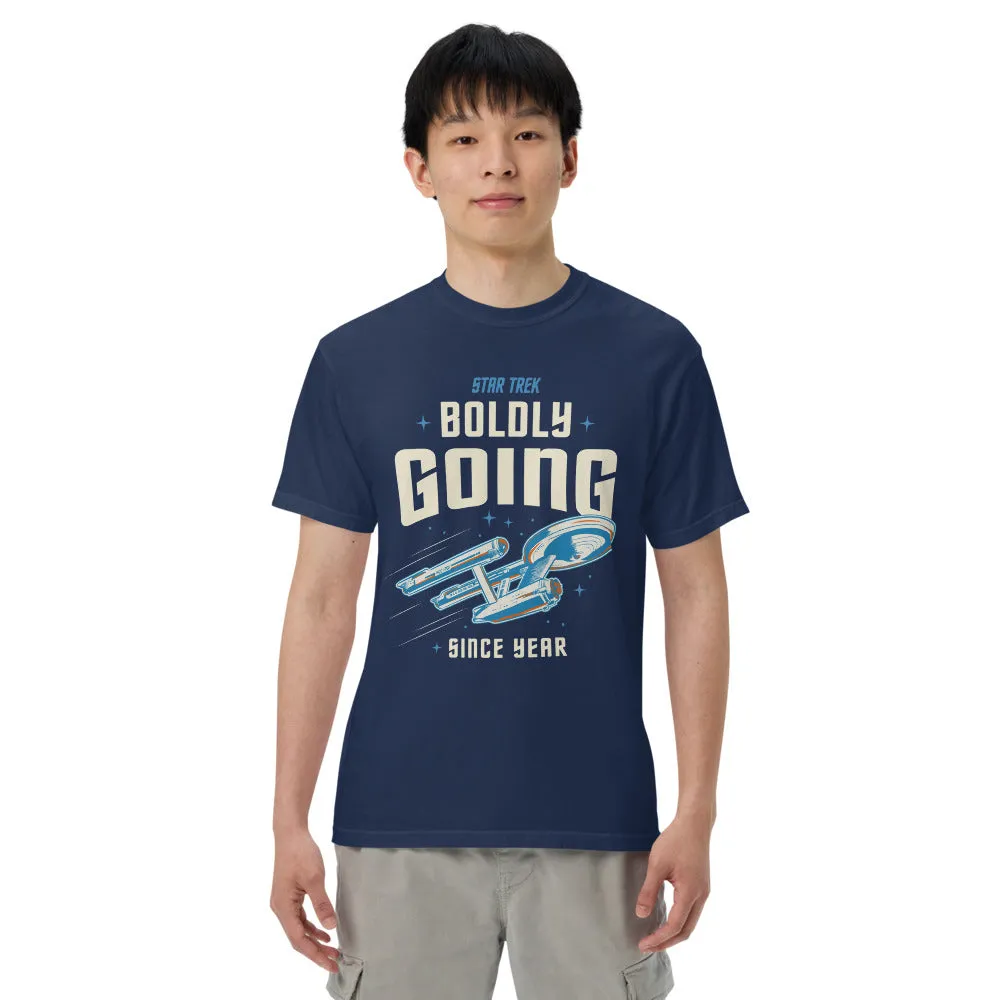 Star Trek T-Shirt Boldly Going Since Personalized Year sold by MTV product image thumbnail 5
