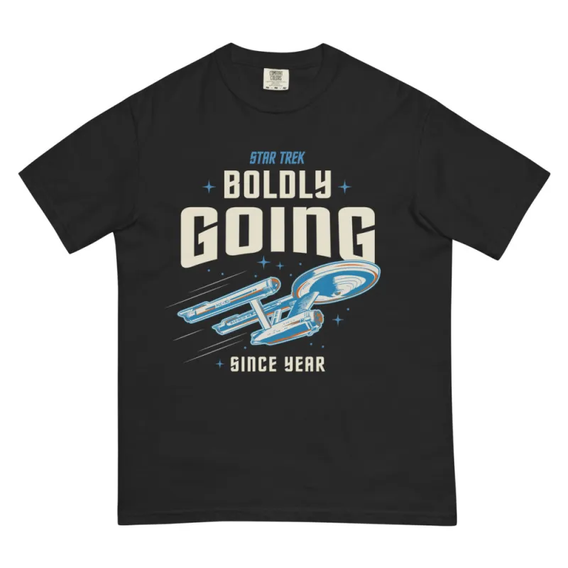 Star Trek T-Shirt Boldly Going Since Personalized Year made by MTV