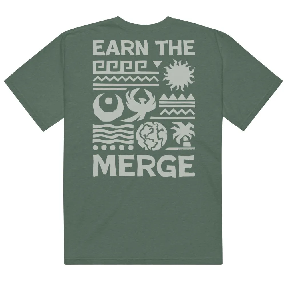 Survivor T-Shirt "Earn The Merge" Comfort Colors sold by MTV