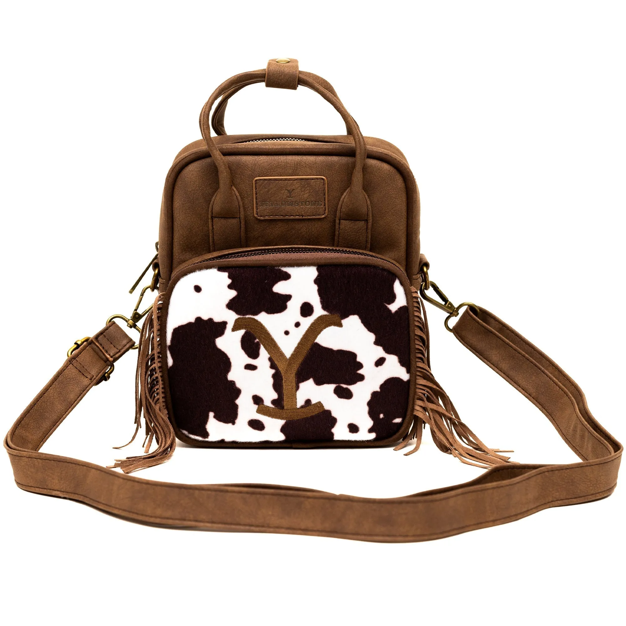 Yellowstone Dutton Ranch Distressed Cowboy Crossbody Bag sold by MTV product image thumbnail 3