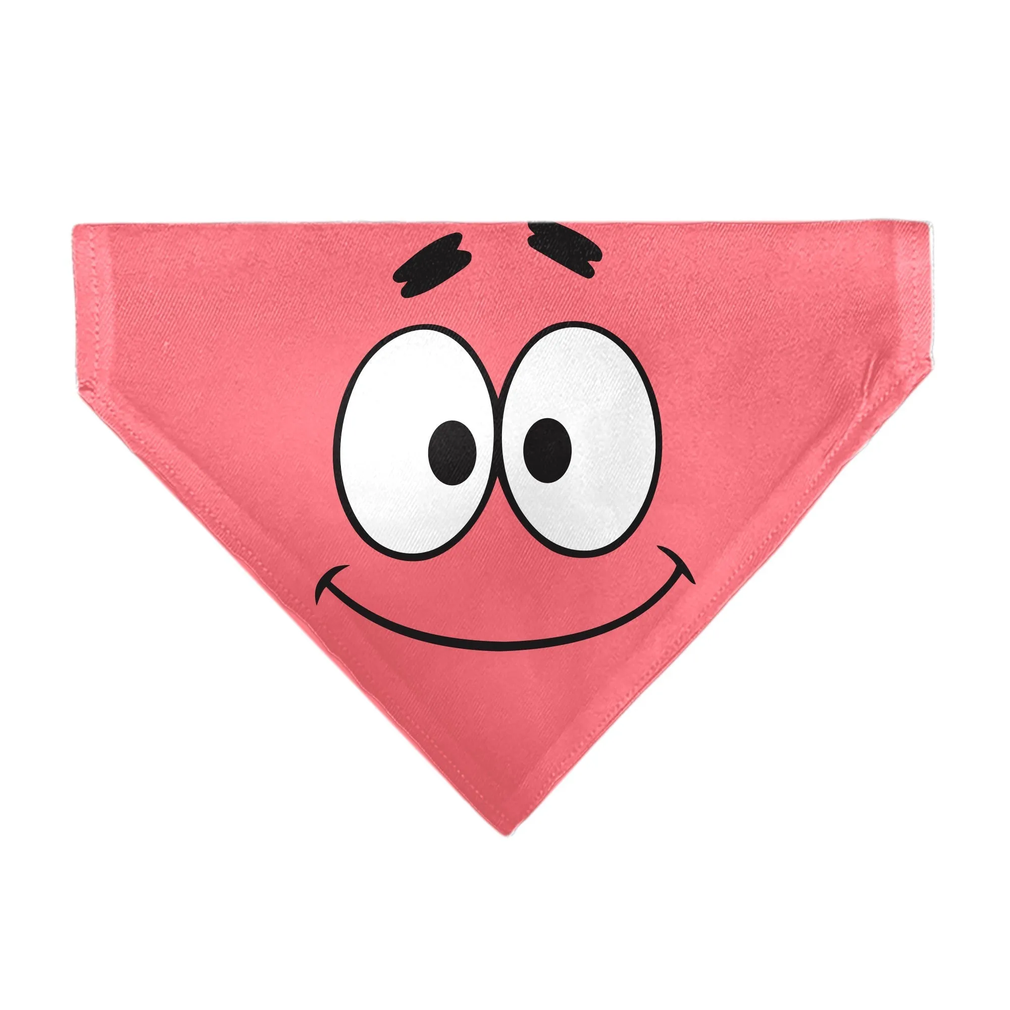 SpongeBob SquarePants Pet Bandana Patrick Star Face Close-Up Pink sold by MTV