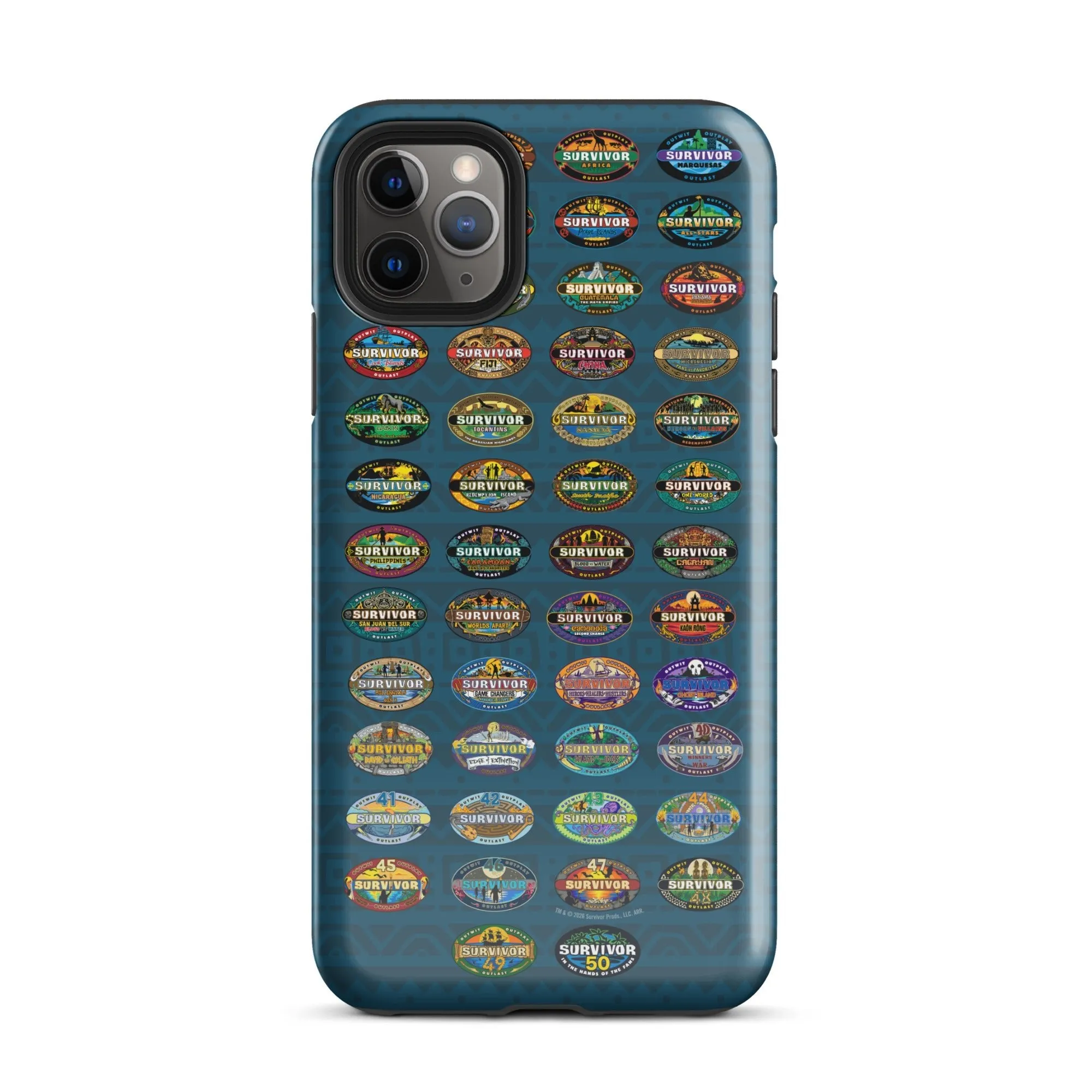 Survivor iPhone Tough Phone Case 50 Seasons Logo sold by MTV product image thumbnail 3