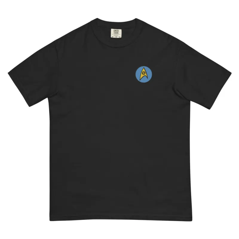 Star Trek: The Original Series T-Shirt Embroidered Science Badge made by MTV