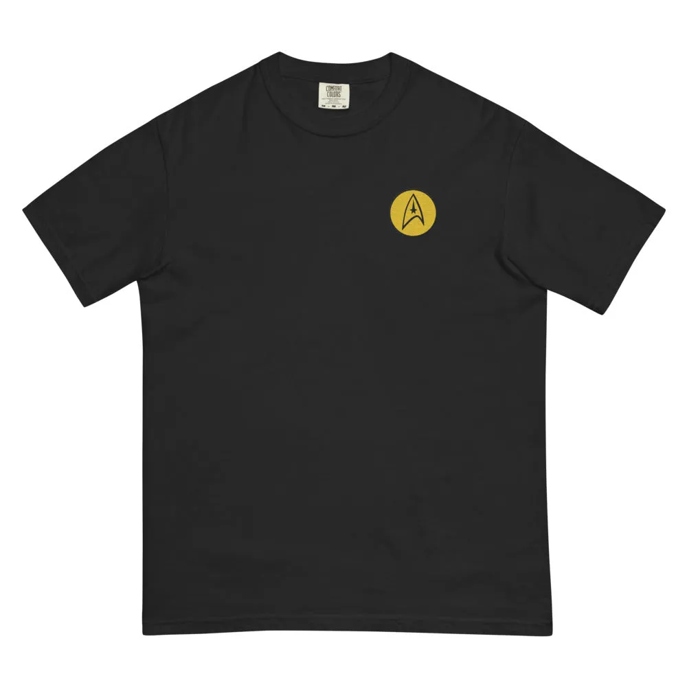 Star Trek: The Original Series T-Shirt Embroidered Command Badge sold by MTV