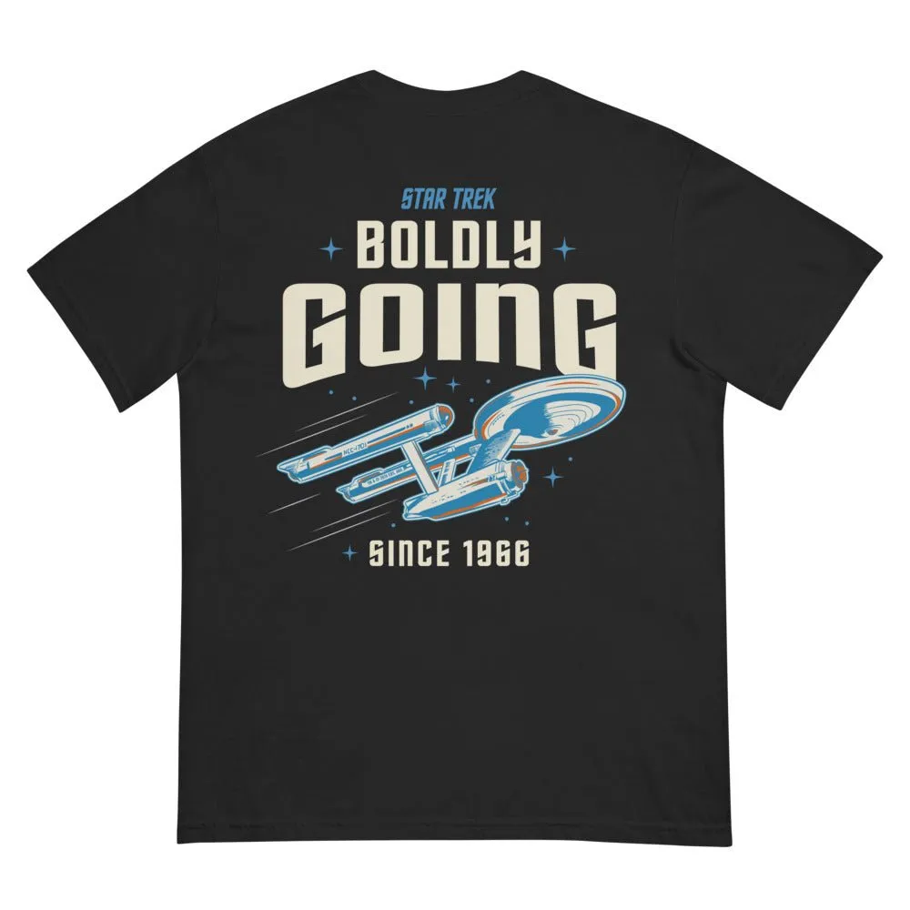 Star Trek T-Shirt Boldly Going Since 1966 Personalized Name sold by MTV