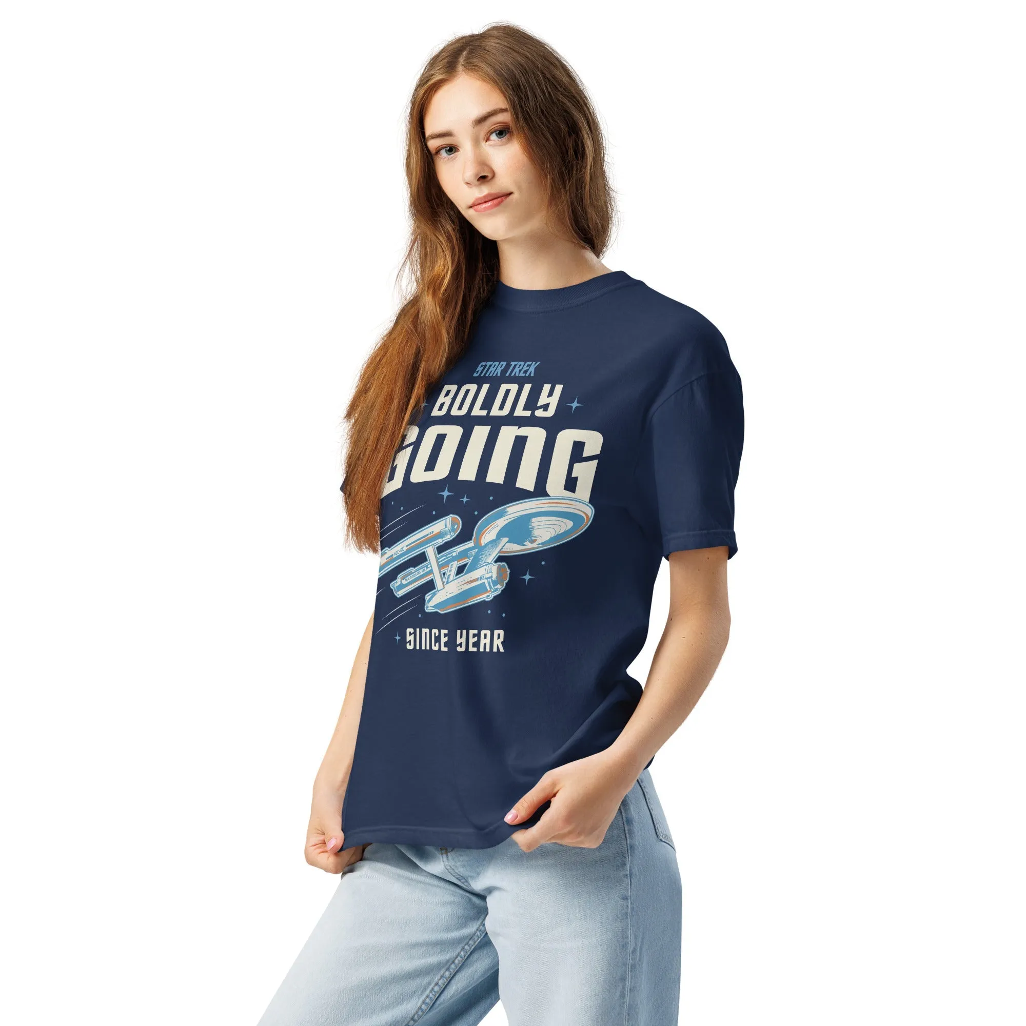 Star Trek T-Shirt Boldly Going Since Personalized Year sold by MTV product image thumbnail 4
