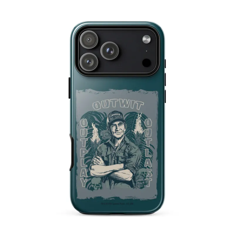 Survivor iPhone Tough Case Jeff Tribal Outwit. Outplay. Outlast. made by MTV
