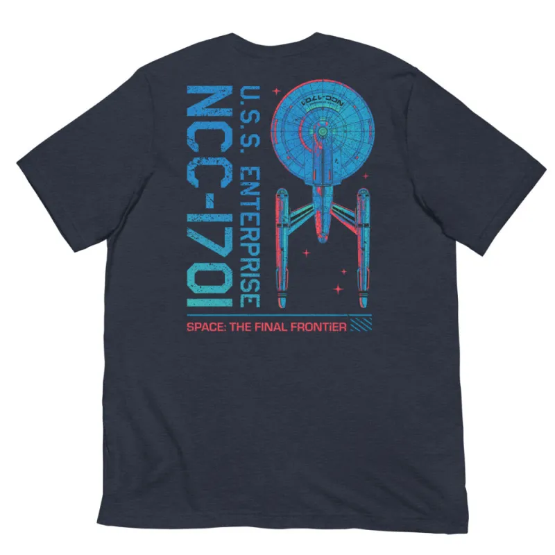 Star Trek U.S.S Enterprise T-Shirt The Final Frontier made by MTV