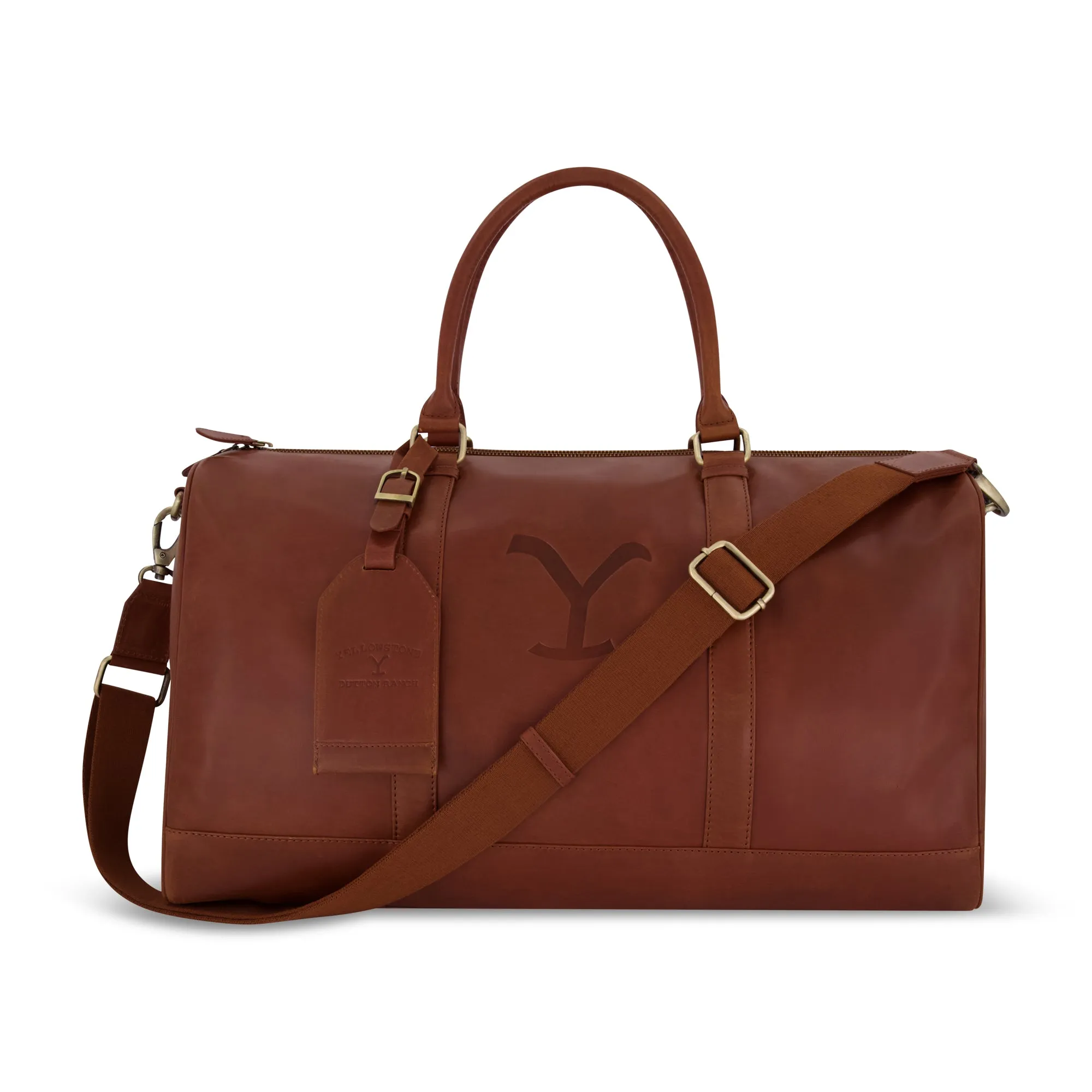 Yellowstone Hand-Crafted Genuine Leather Duffel Bag sold by MTV