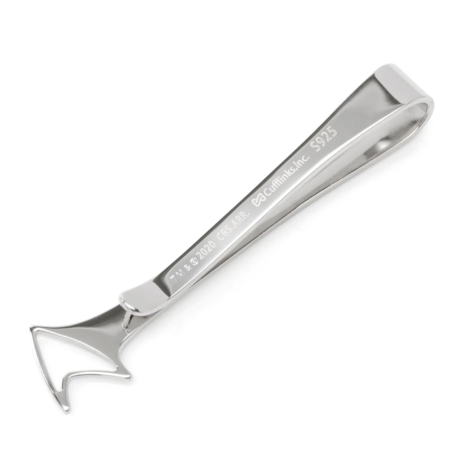 Star Trek Delta Shield Cutout Understated Curved Tie Bar sold by MTV product image thumbnail 3