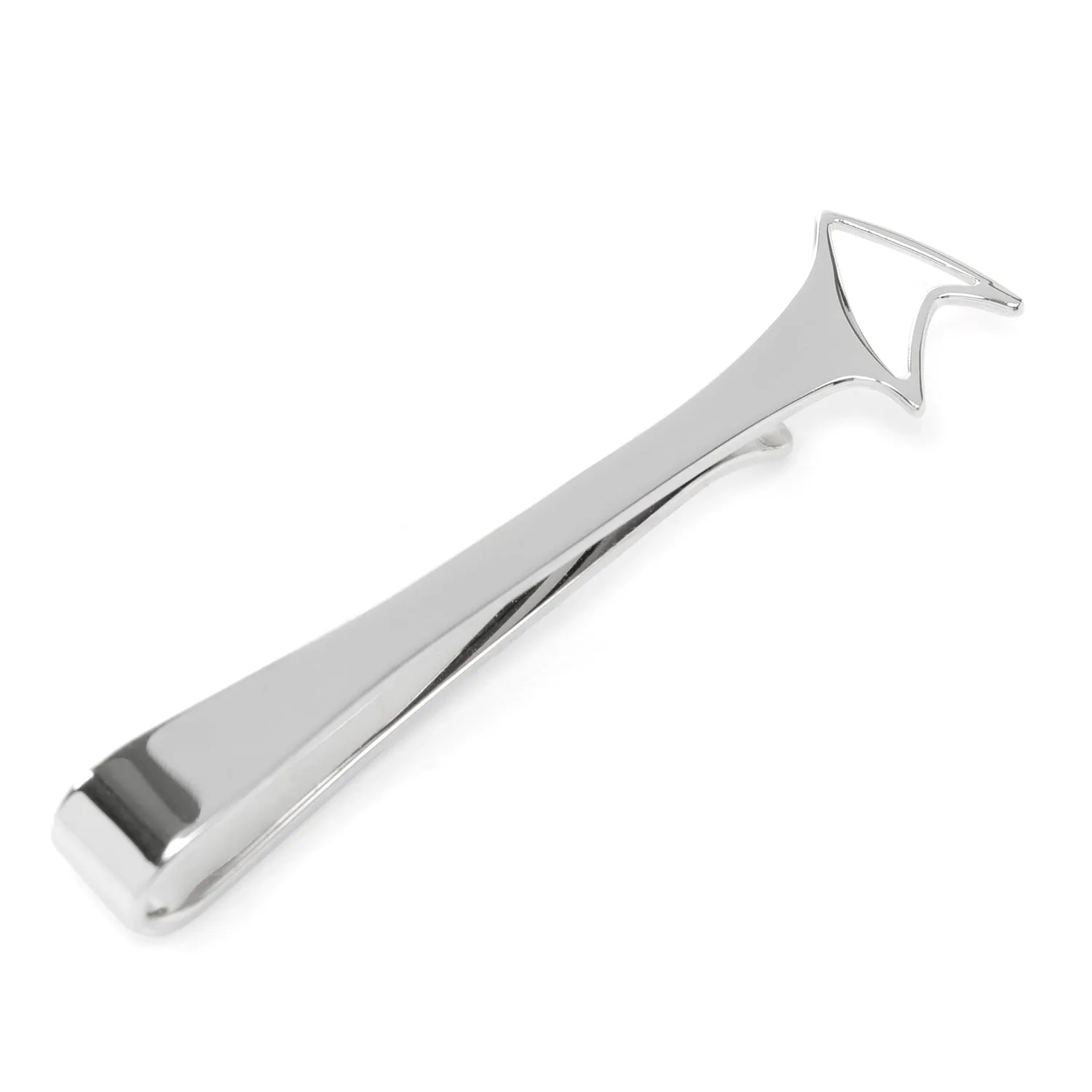 Star Trek Delta Shield Cutout Understated Curved Tie Bar sold by MTV