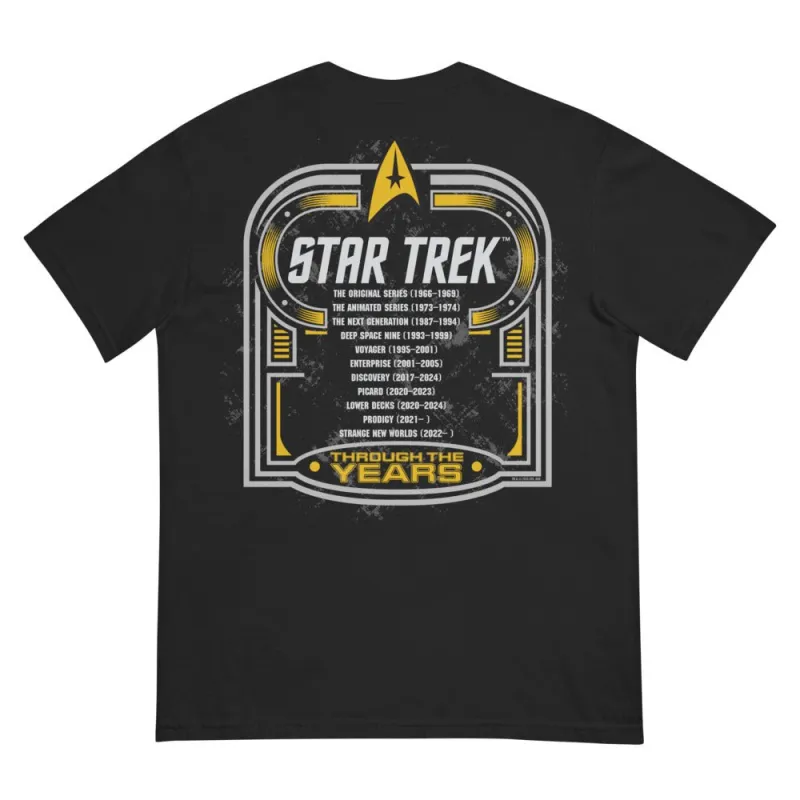 Star Trek T-Shirt Through The Years made by MTV
