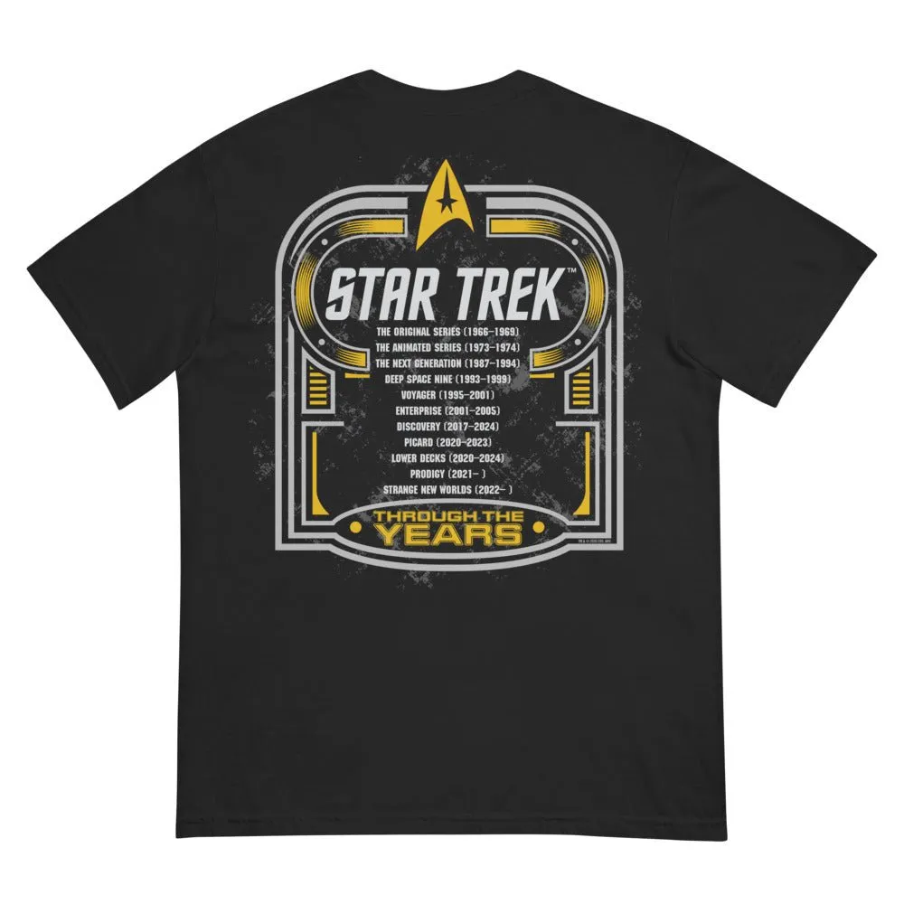 Star Trek T-Shirt Through The Years sold by MTV