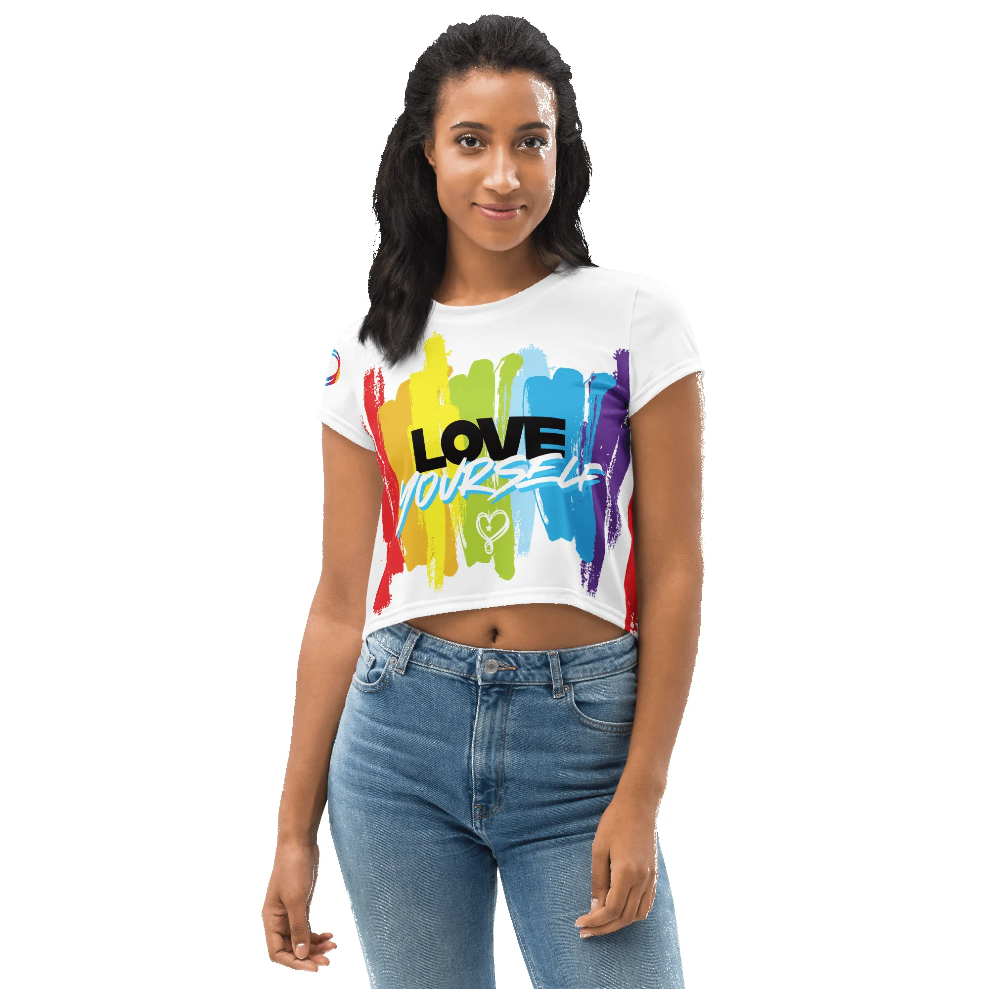 JoJo Siwa Love Yourself Women's Crop T-Shirt sold by MTV product image thumbnail 4