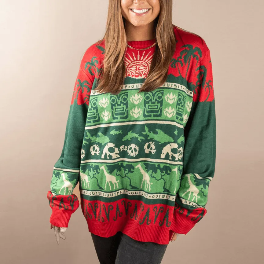 Survivor Mashup Logo Knitted Holiday Sweater sold by MTV product image thumbnail 3