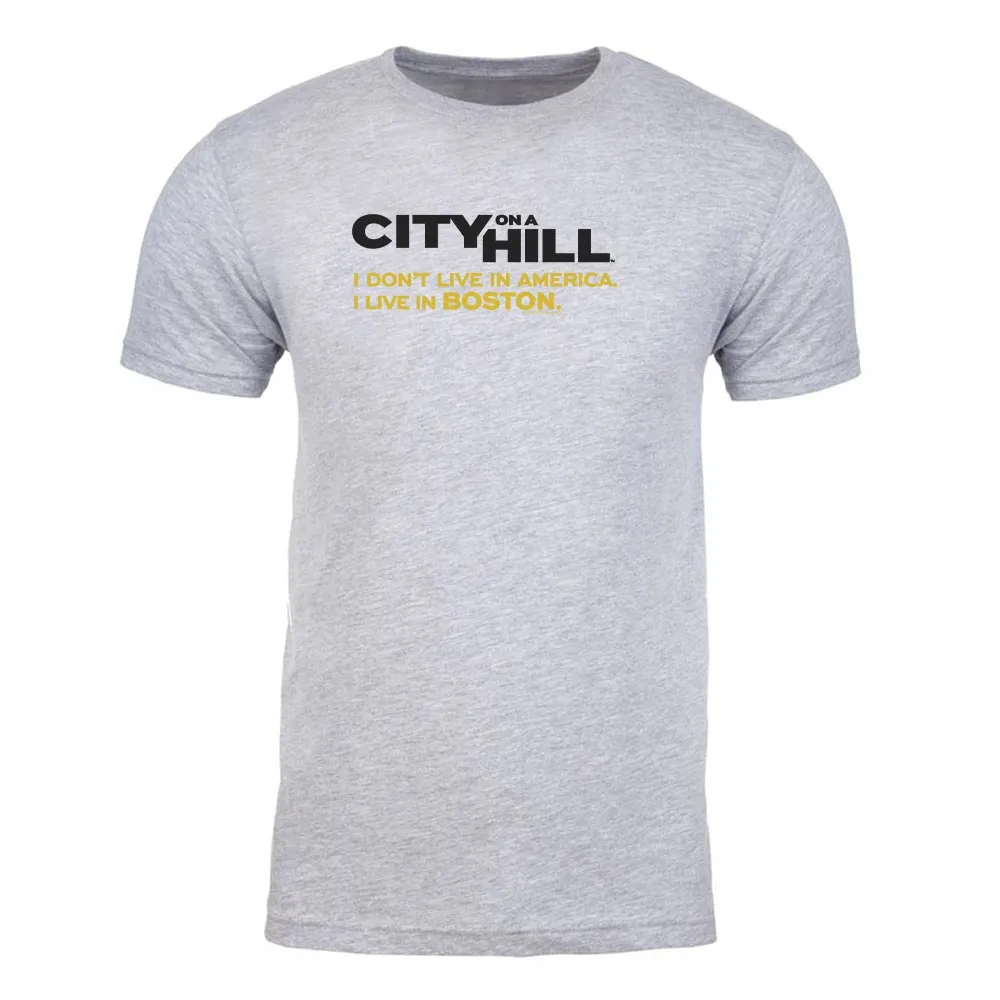 City on a Hill I Don't Live in America Adult Short Sleeve T-Shirt sold by MTV product image thumbnail 2