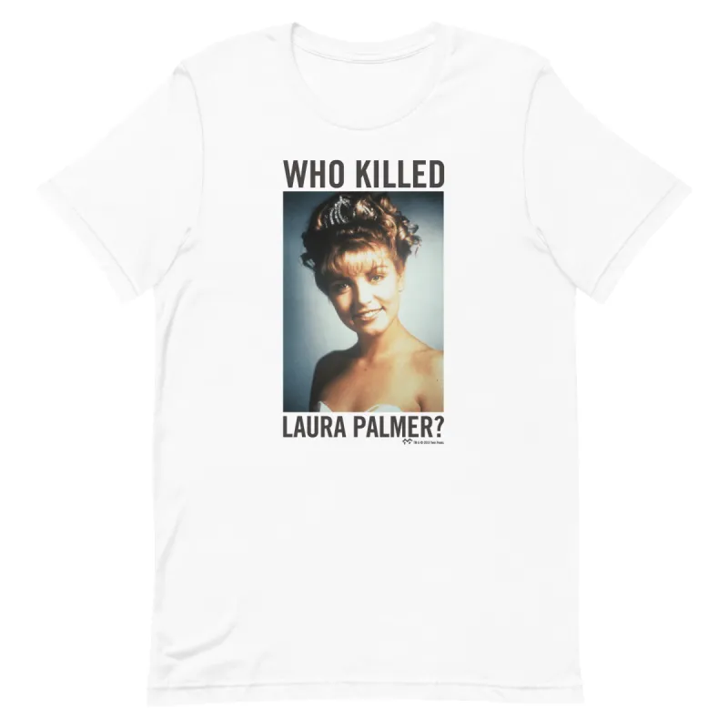 Twin Peaks Who Killed Laura Palmer? Adult Short Sleeve T-Shirt sold by MTV