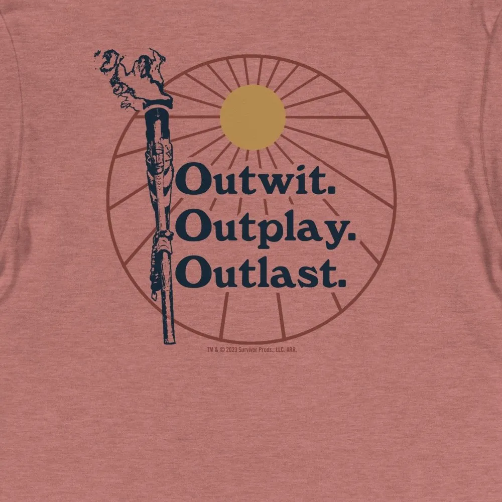 Survivor Outwit, Outplay, Outlast Torch Unisex Long Sleeve sold by MTV product image thumbnail 4