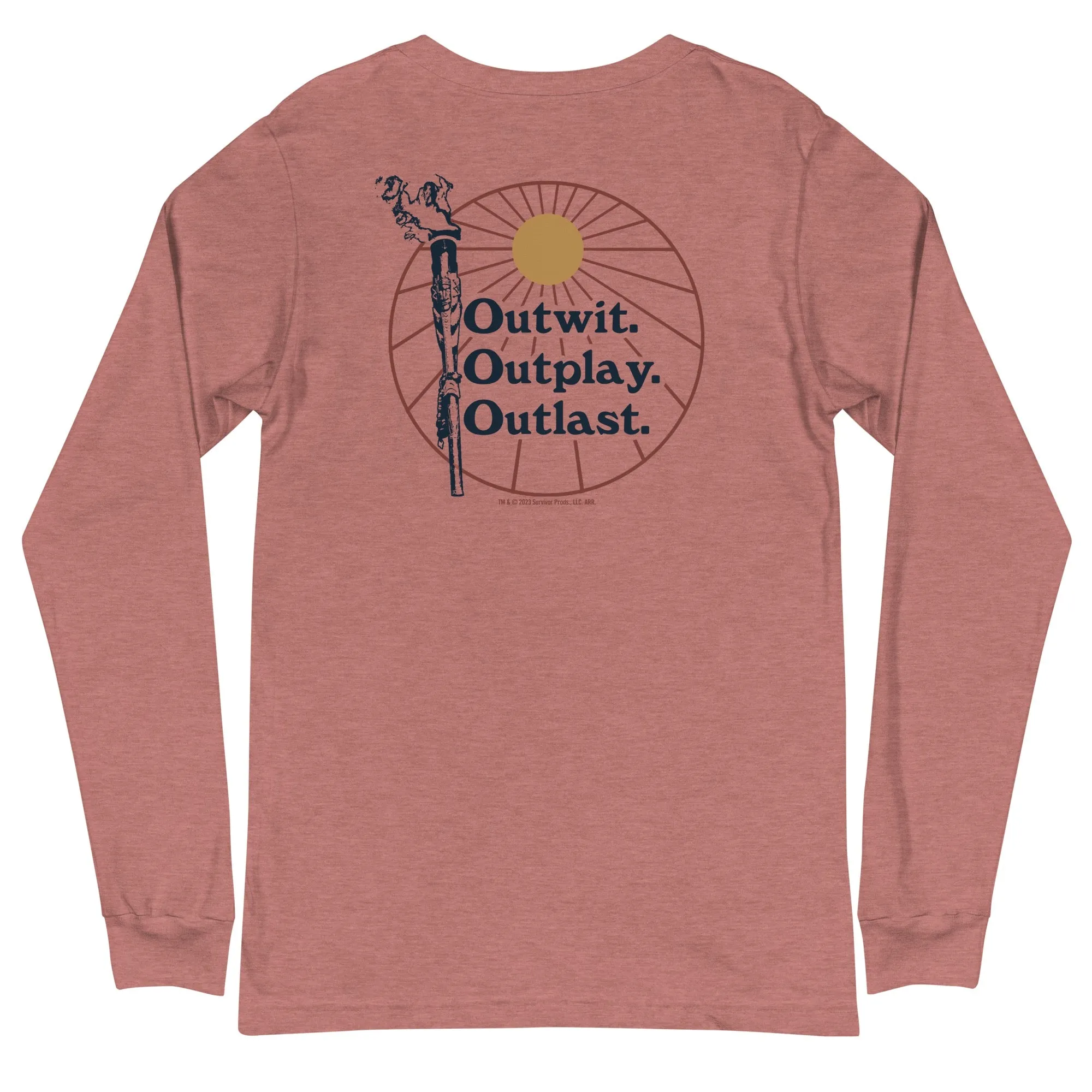 Survivor Outwit, Outplay, Outlast Torch Unisex Long Sleeve sold by MTV product image thumbnail 2