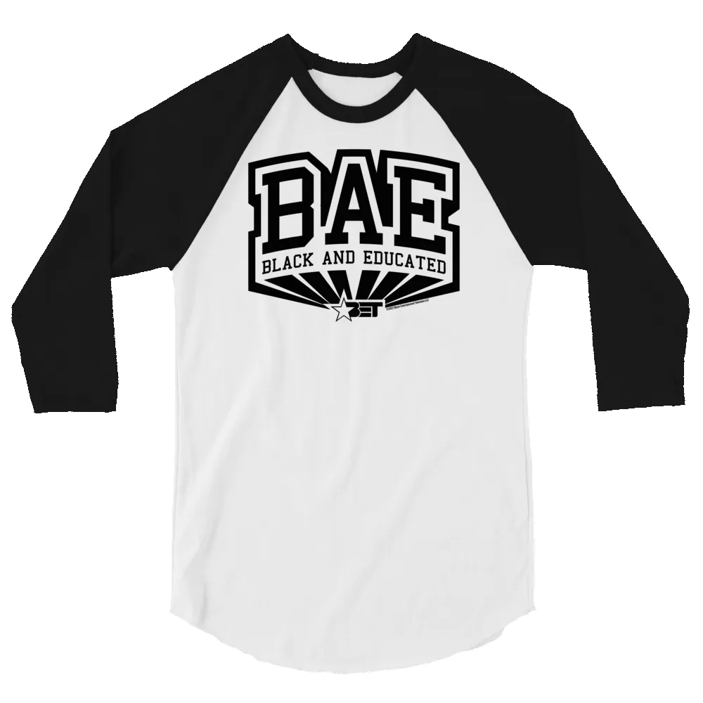 BET BAE Unisex 3/4 Sleeve Raglan Shirt sold by MTV product image thumbnail 2