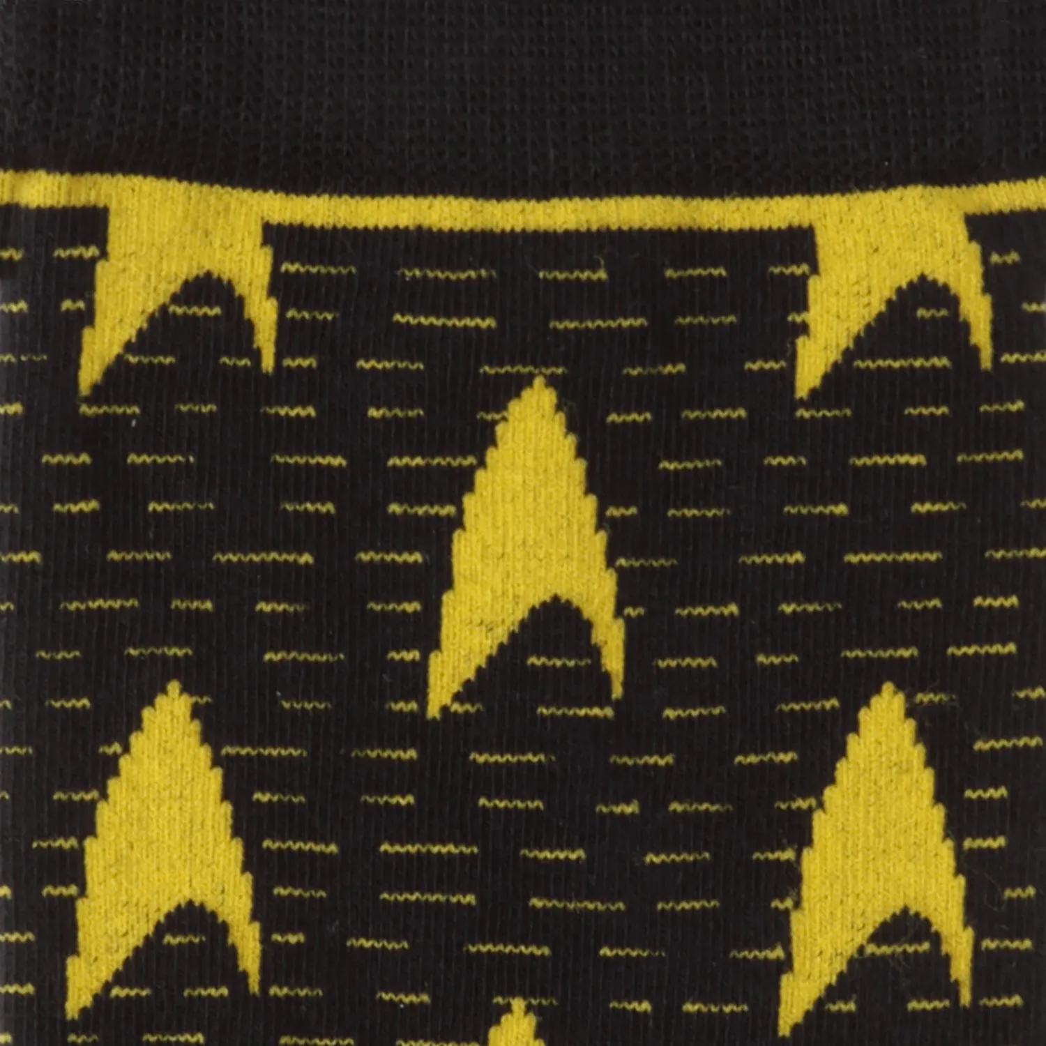 Star Trek Yellow Delta Shield Black Men's Socks sold by MTV product image thumbnail 2