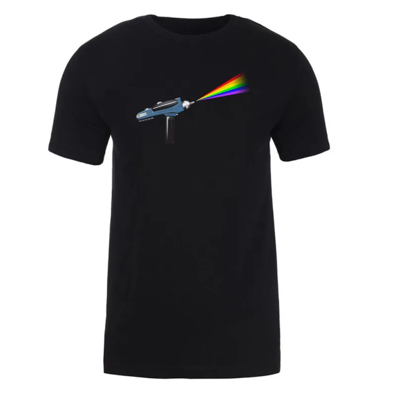 Star Trek: The Original Series Pride Phaser Adult Short Sleeve T-Shirt sold by MTV