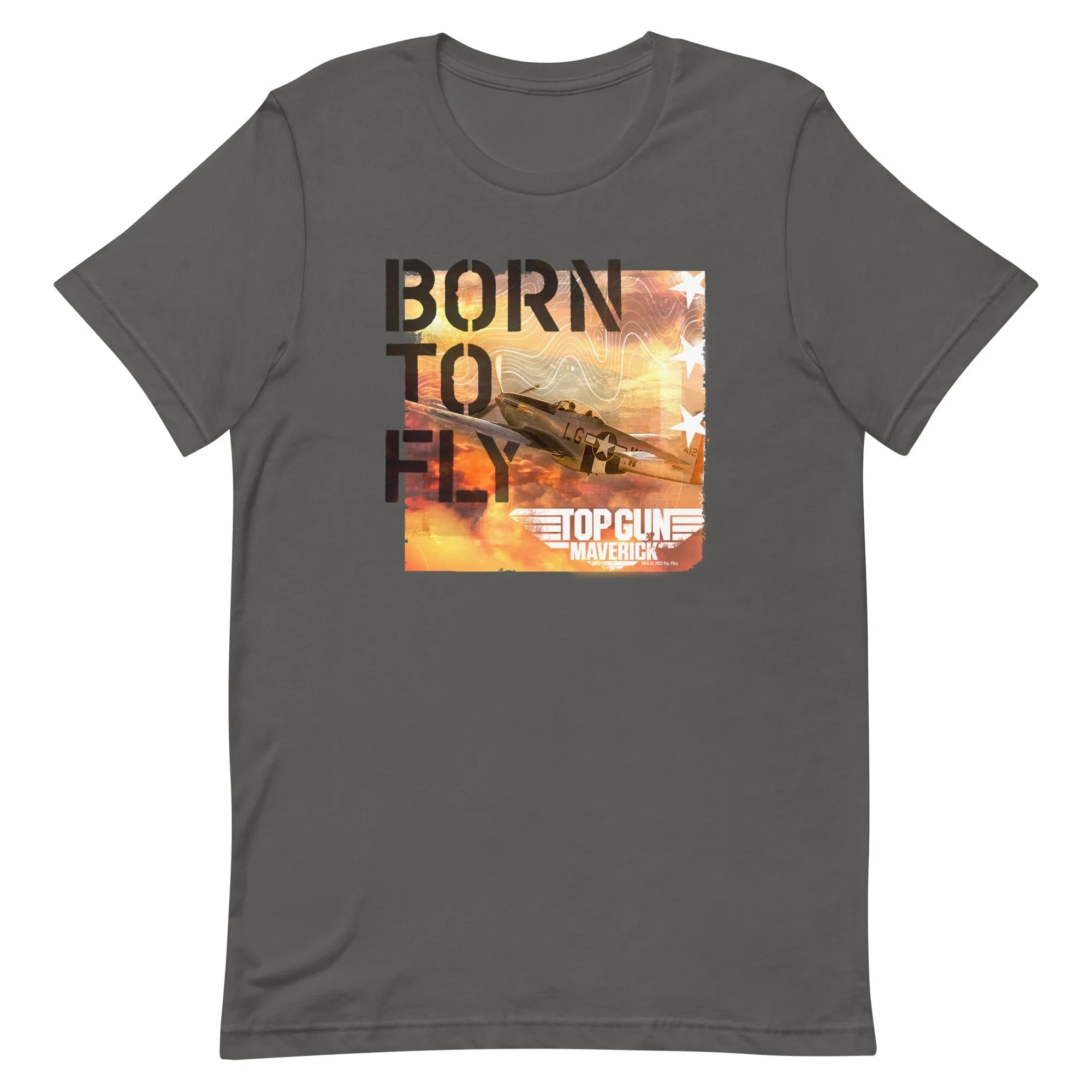 Top Gun: Maverick Born To Fly Adult Short Sleeve T-Shirt sold by MTV product image thumbnail 3