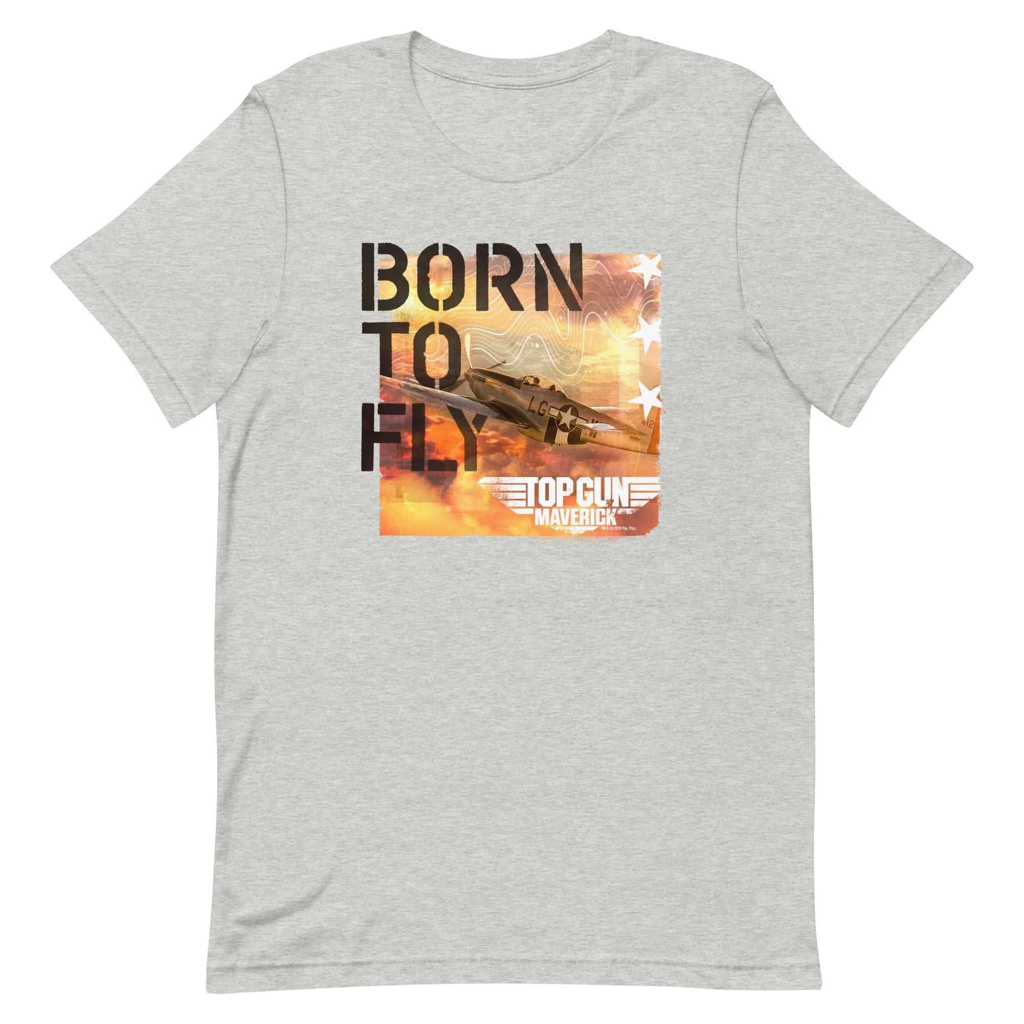 Top Gun: Maverick Born To Fly Adult Short Sleeve T-Shirt sold by MTV product image thumbnail 5
