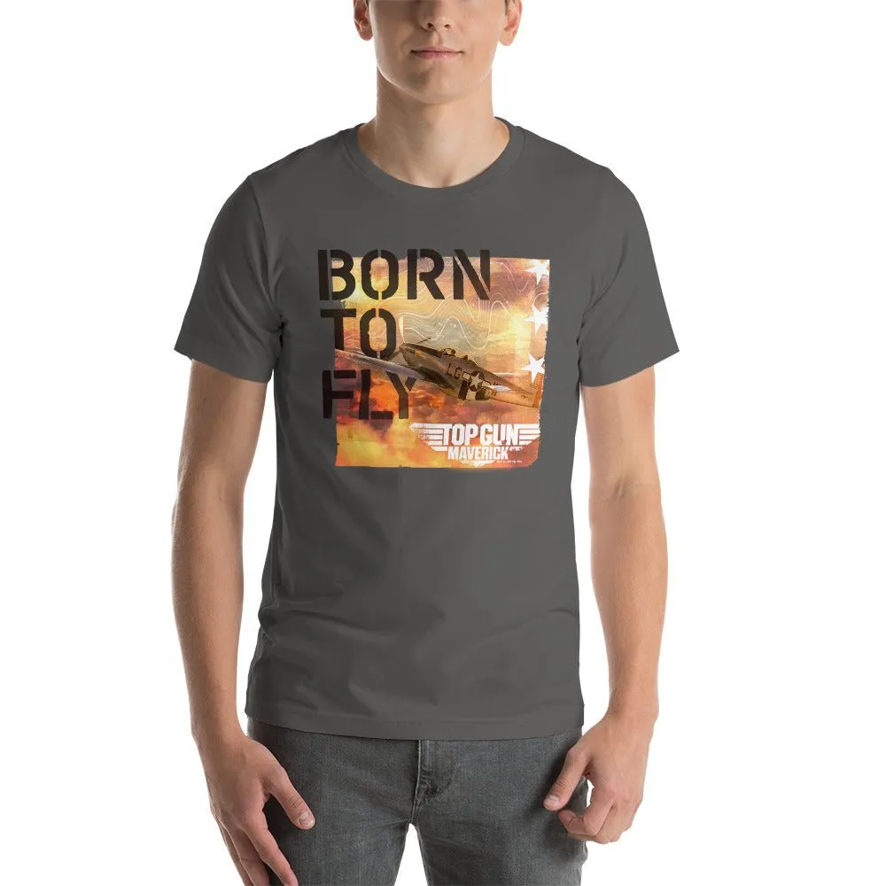 Top Gun: Maverick Born To Fly Adult Short Sleeve T-Shirt sold by MTV product image thumbnail 4