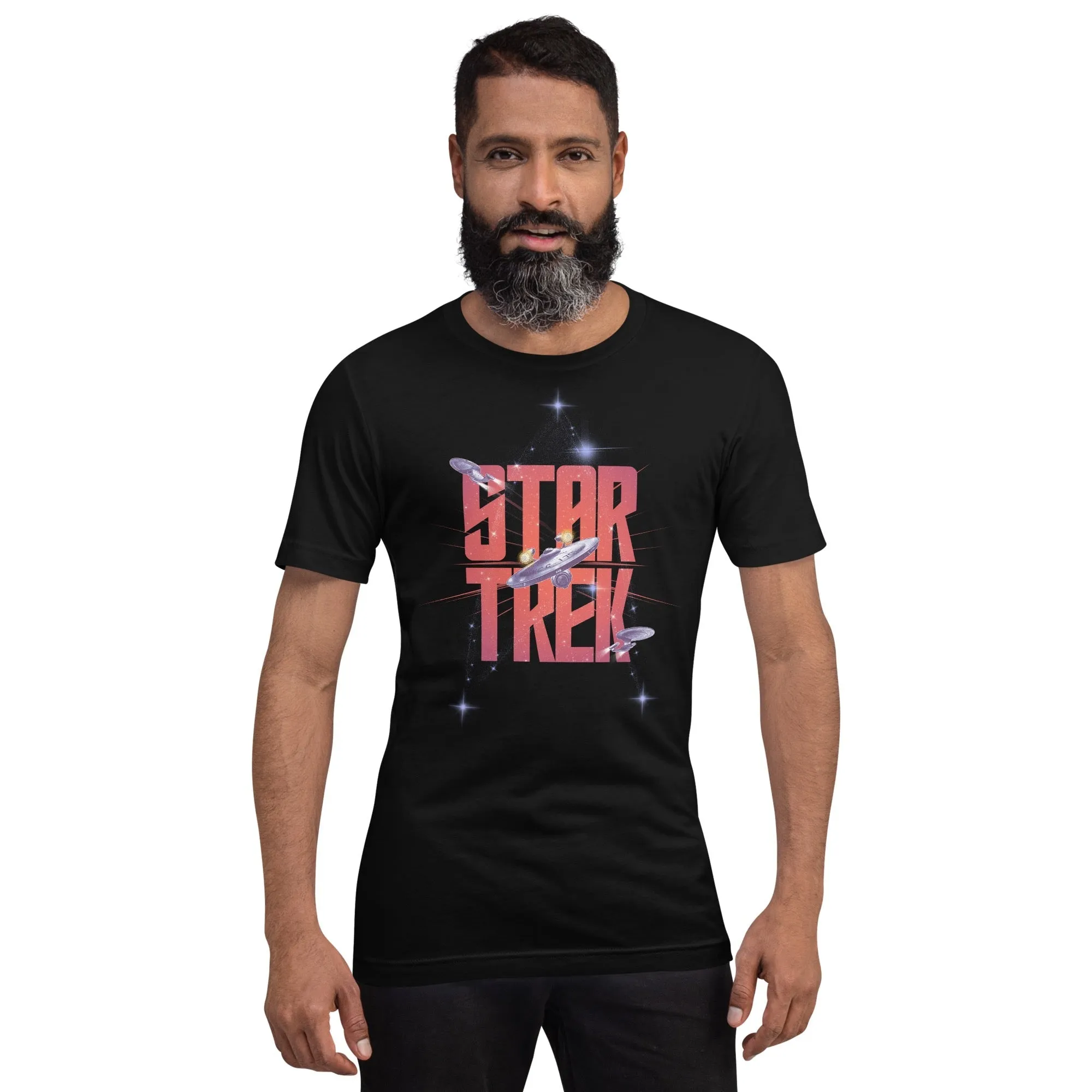 Star Trek Galaxy Adult T-Shirt sold by MTV product image thumbnail 3
