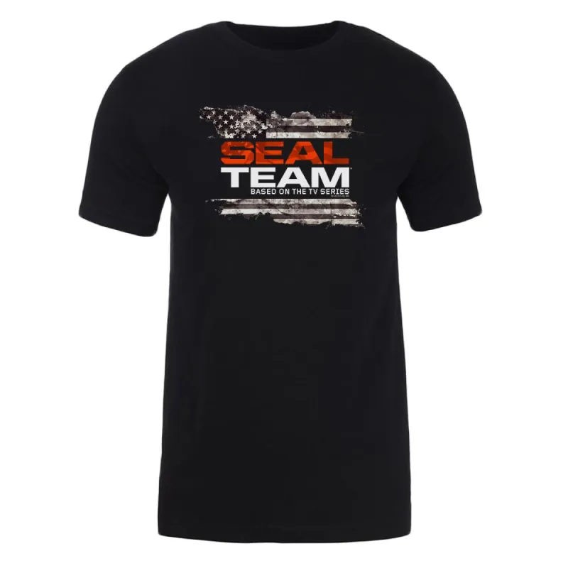 SEAL Team Logo Flag Men's Classic Short Sleeve T-Shirt sold by MTV