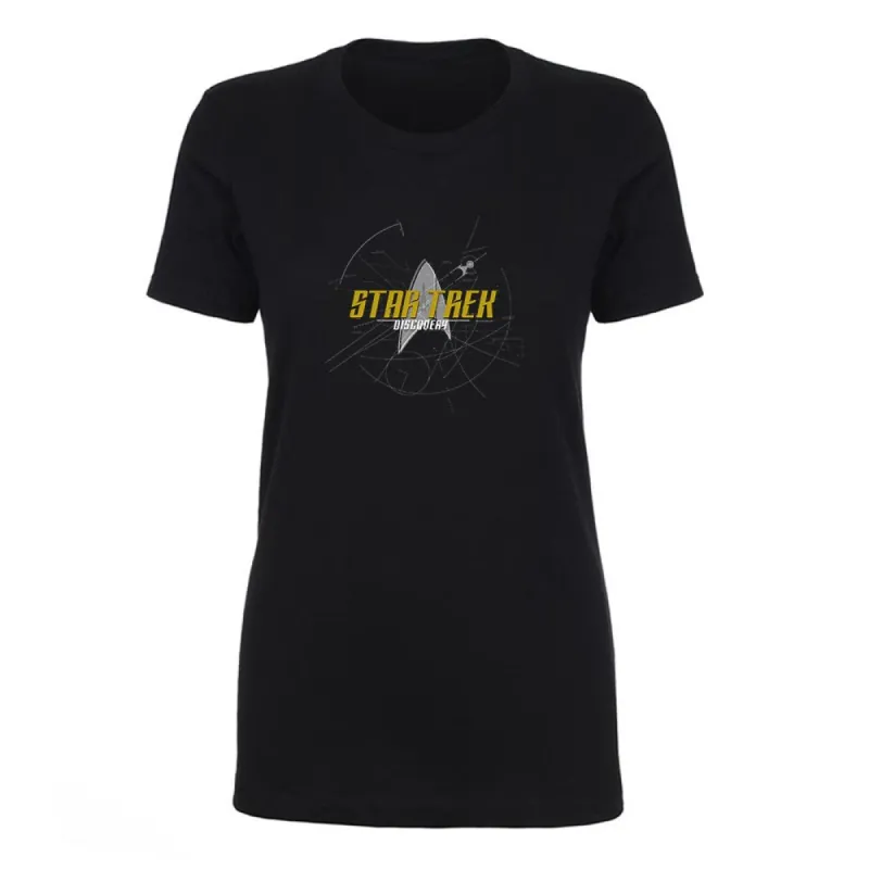 Star Trek: Discovery Logo Sketch Women's Short Sleeve T-Shirt sold by MTV