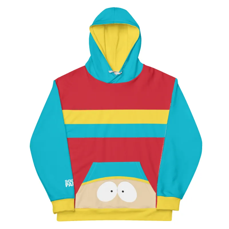 South Park Cartman Color Block Unisex Hooded Sweatshirt sold by MTV