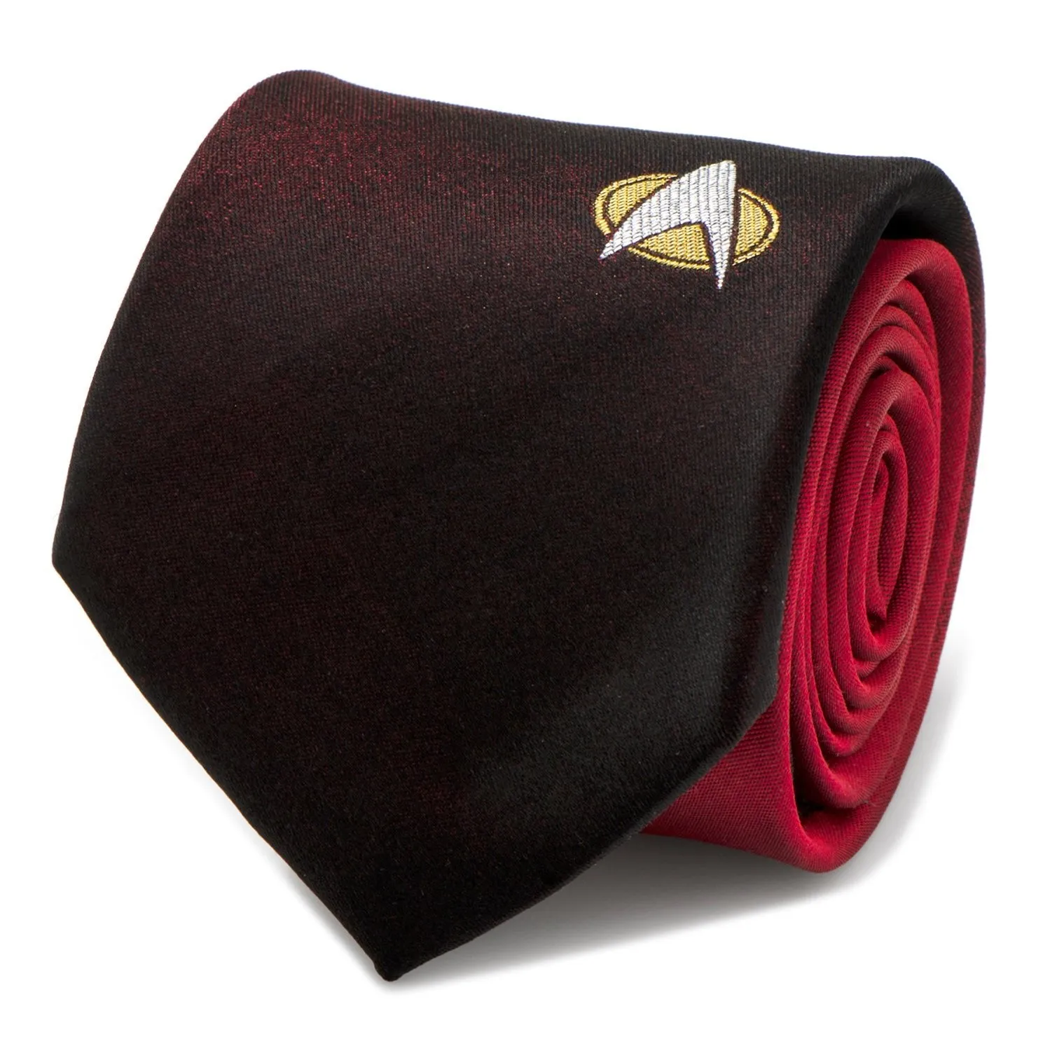 Star Trek: The Next Generation Shield Red Ombre Men's Tie sold by MTV product image thumbnail 3