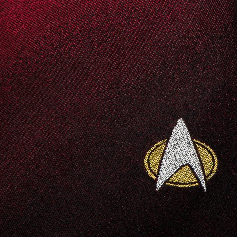 Star Trek: The Next Generation Shield Red Ombre Men's Tie made by Cufflinks