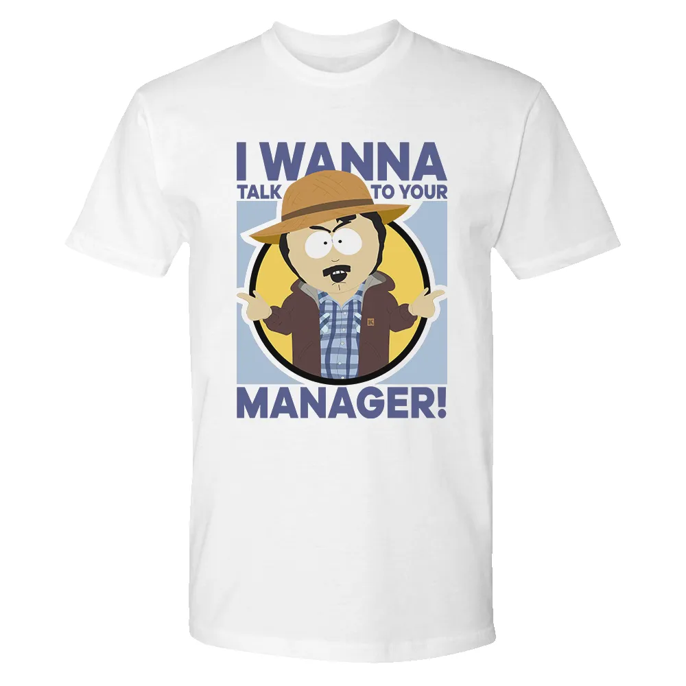 South Park Randy Talk to Your Manager Short Sleeve T-Shirt sold by MTV product image thumbnail 4
