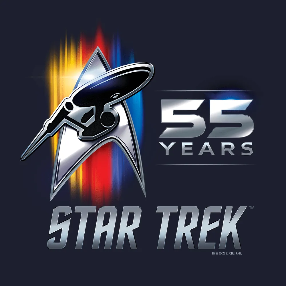 Star Trek 55th Anniversary Adult Short Sleeve T-Shirt sold by MTV product image thumbnail 2
