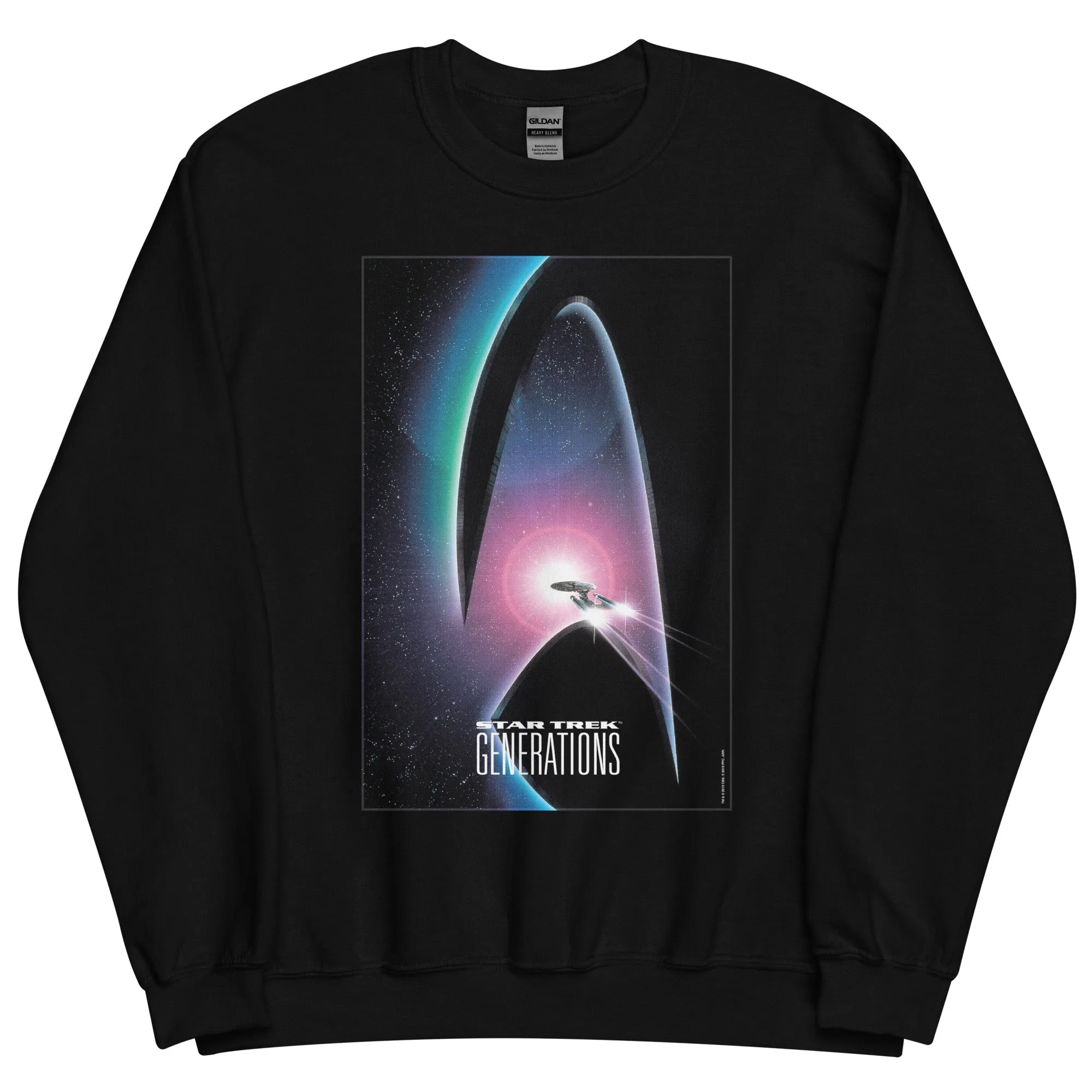 Star Trek: Generations Delta Logo Fleece Crewneck Sweatshirt sold by MTV