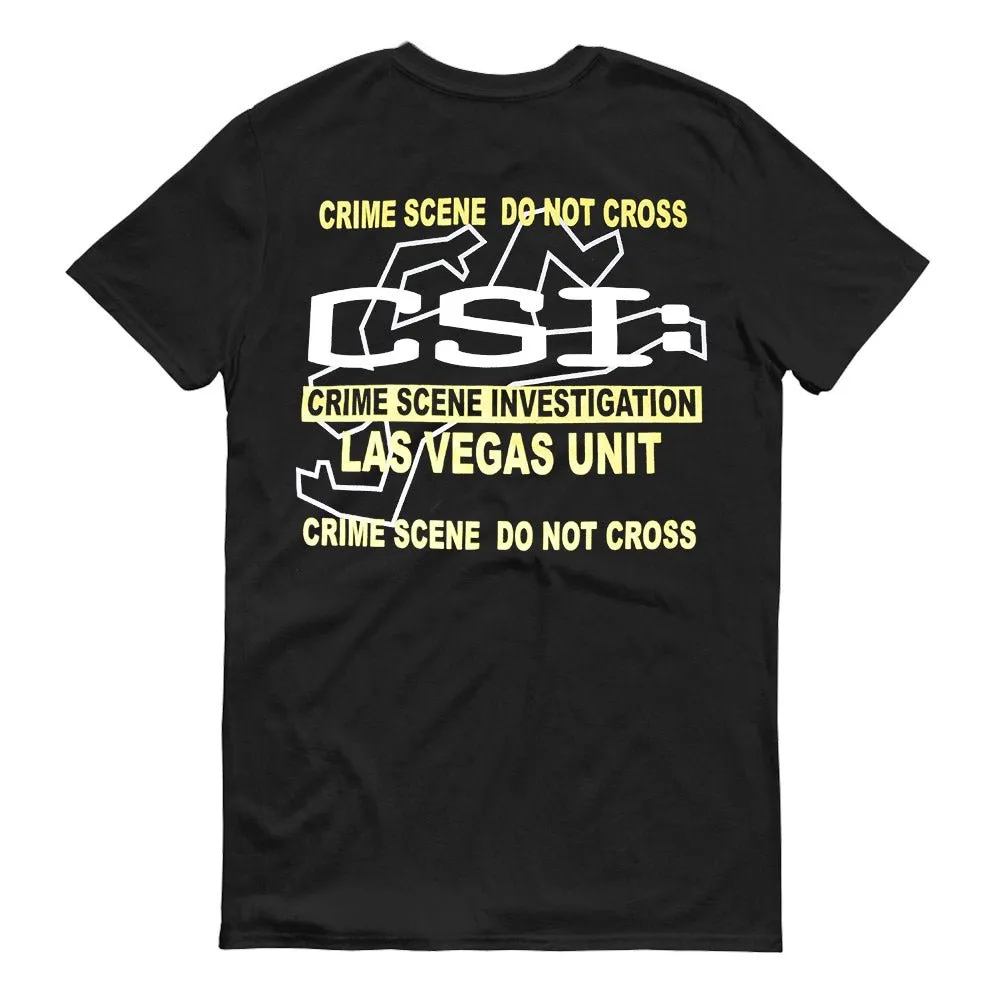 CSI: Crime Scene Investigation Body Outline Women's Short Sleeve T-Shirt sold by MTV product image thumbnail 2