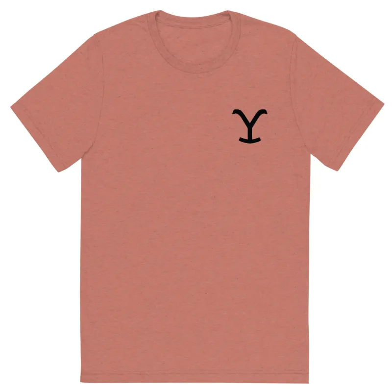 Yellowstone Dutton Ranch Montana Tri-Blend Short Sleeve T-Shirt sold by MTV