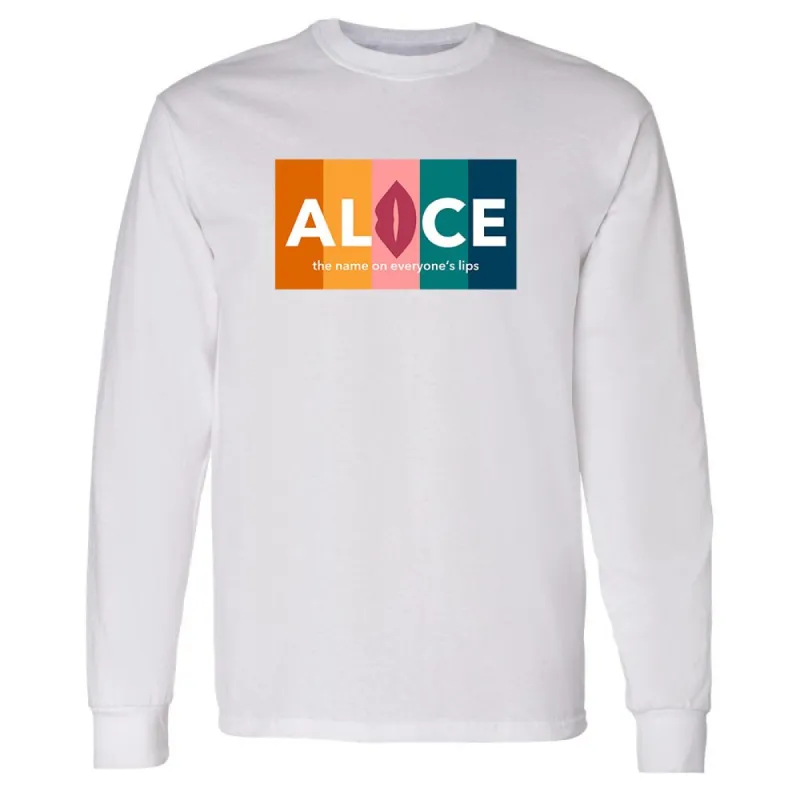 The L Word: Generation Q The Alice Show Logo Adult Long Sleeve T-Shirt sold by MTV
