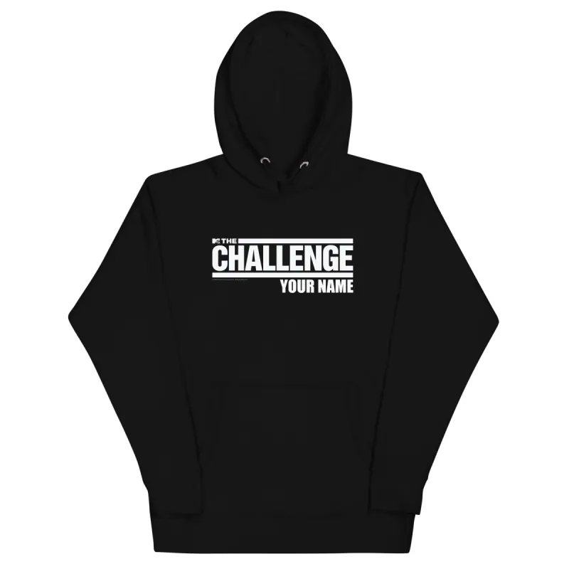 The Challenge Logo Personalized Adult Hoodie sold by MTV