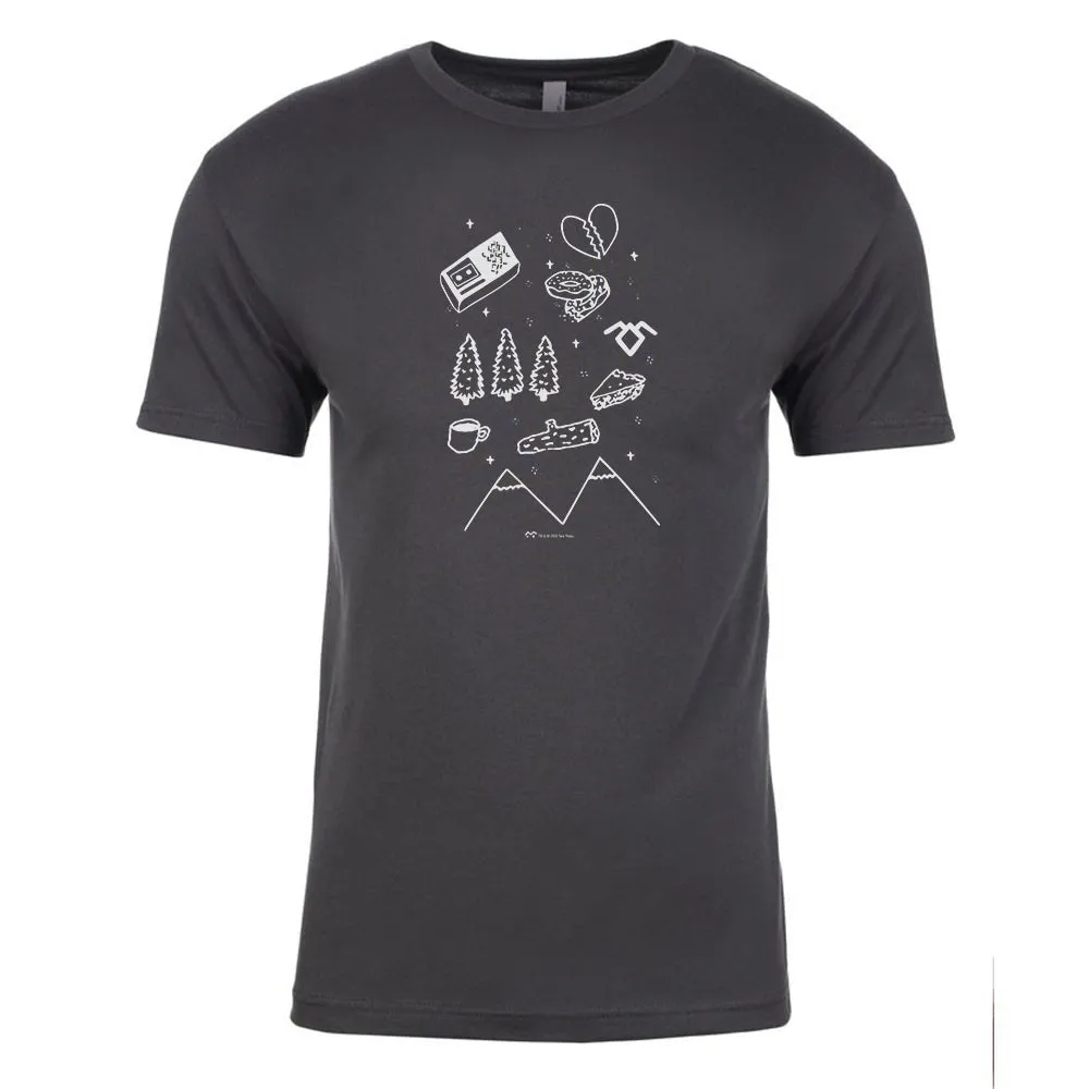Twin Peaks TP Icons Adult Short Sleeve T-Shirt sold by MTV product image thumbnail 3