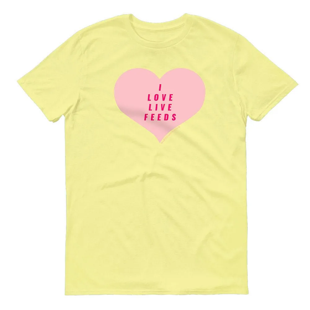 Big Brother Heart Live Feeds Adult Short Sleeve T-Shirt sold by MTV product image thumbnail 3