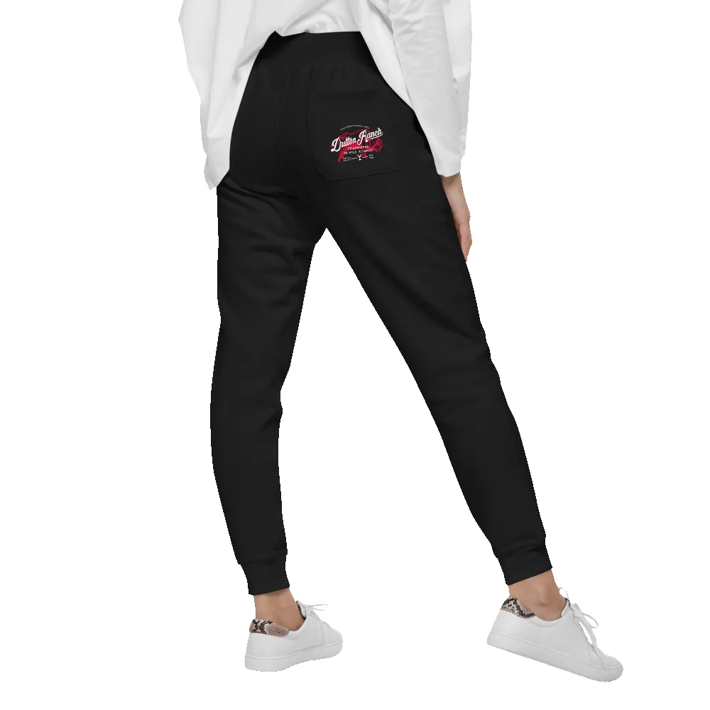 Yellowstone Dutton Ranch So Wild So Angry Unisex Fleece Sweatpants sold by MTV product image thumbnail 2