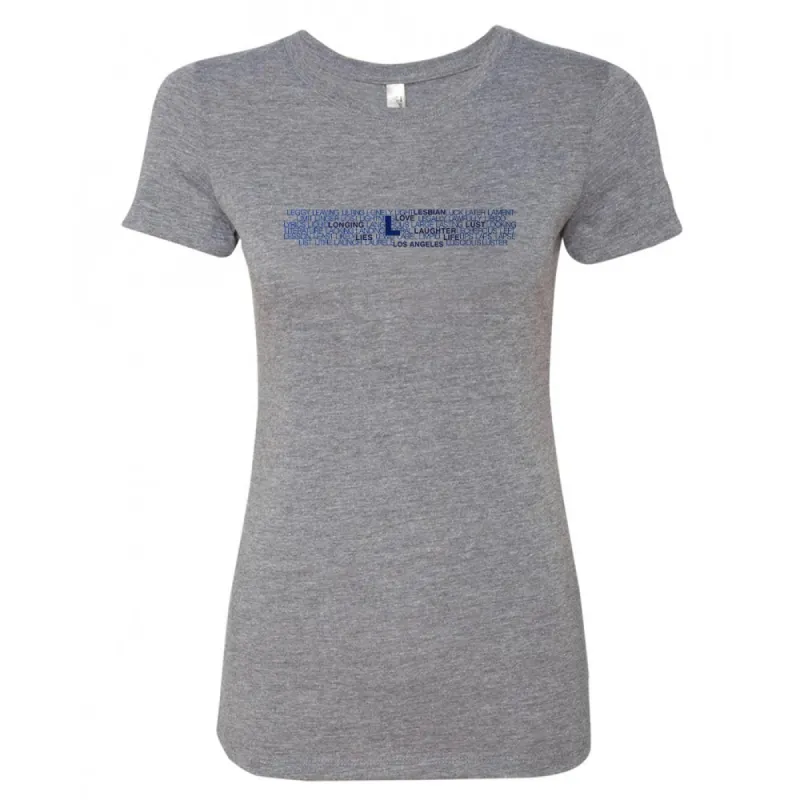 The L Word The L Words Women's Tri-Blend T-Shirt sold by MTV