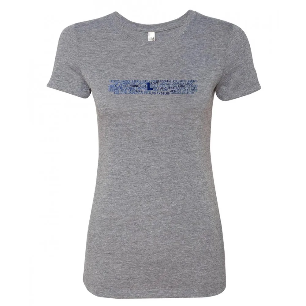 The L Word The L Words Women's Tri-Blend T-Shirt sold by MTV